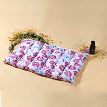 Cojín Lumbar + Bolsita Contenedora Mariposas/Flores